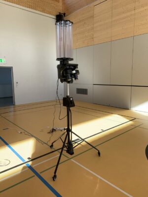 Trainingseinheit mit Ballmaschine